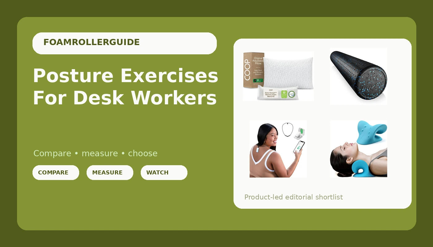 Posture Exercises For Desk Workers - FoamRollerGuide review with measurements and honest opinion