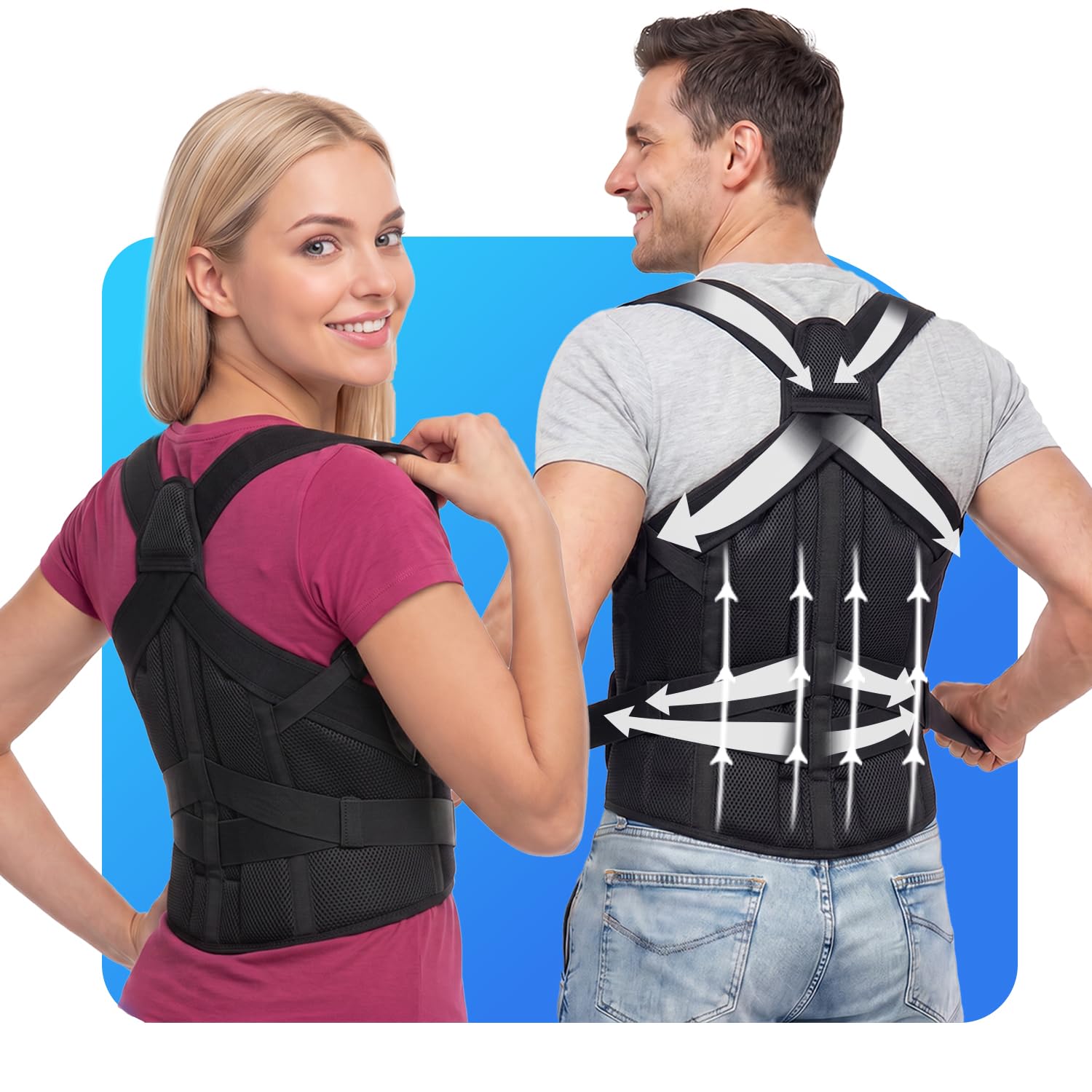 Posture Corrector for Men &amp; Women, Medical-Grade Back Brace